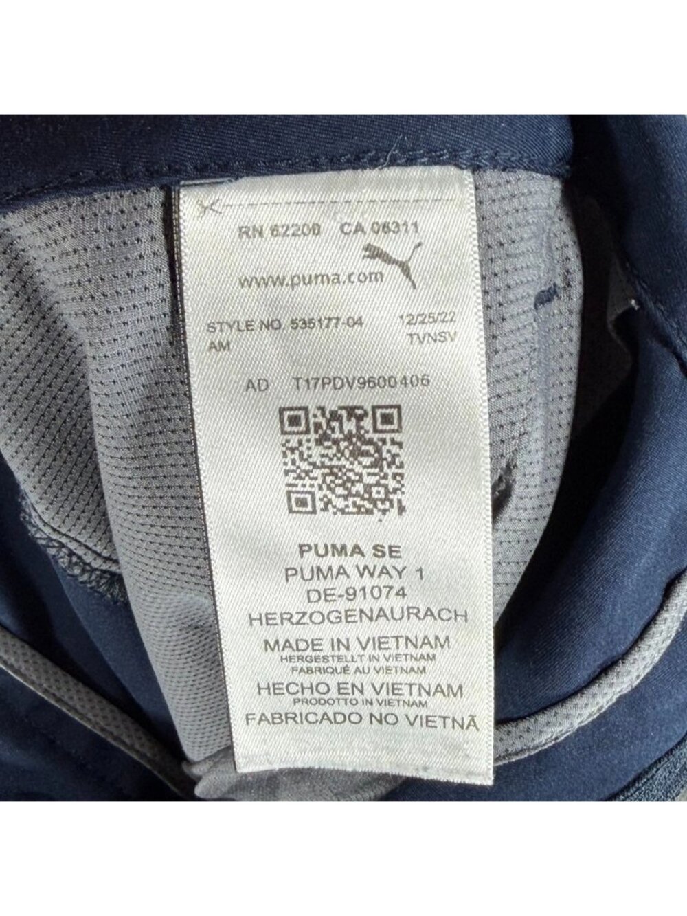 Puma Way 1 Men's Camino 2.0 Golf Shorts Mens 36 Blue Flat Front Performance - Picture 10 of 13